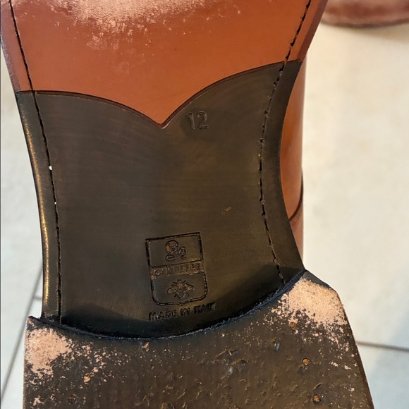 Okeeffe Men's Brown Leather Shoes - Picture 7 of 8